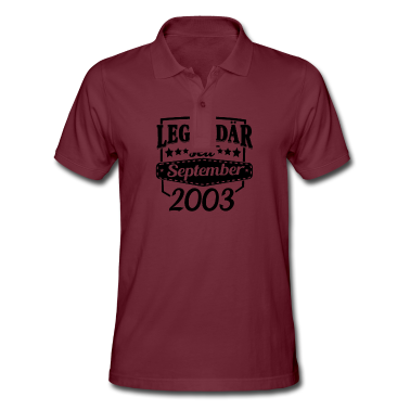 Geschenk zum 18 Poloshirt - Geschenke zum 18. Geburtstag September 2003