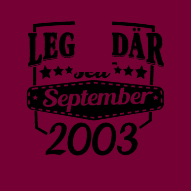 Motiv Geschenke zum 18. Geburtstag September 2003