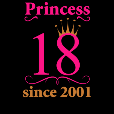 Motiv 18. Geburtstag Geschenk für Mädchen | 18 Jahre