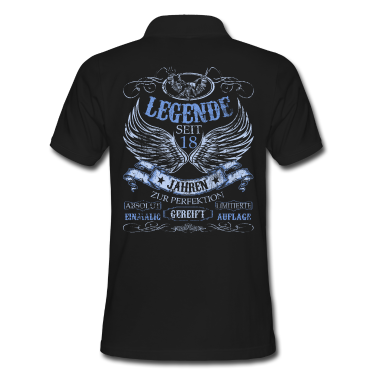 Geschenk zum 18 Poloshirt - Geschenk zum 18. Geburtstag Jahrgang 18er 18 Jahre