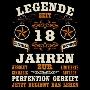 Motiv Geschenk zum 18. Geburtstag Jahrgang 18er 18 Jahre