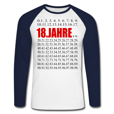 Geschenk zum 18 Langarmshirt - 18 Jahre endlich 18