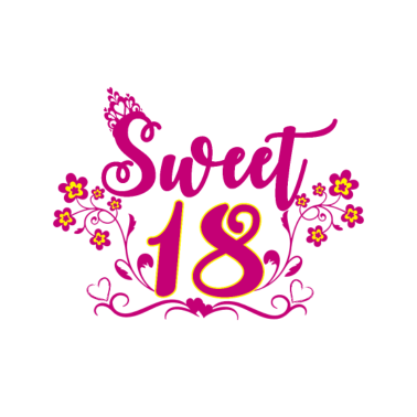 Motiv süße 18, 18. Geburtstag