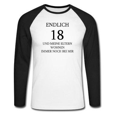 Geschenk zum 18 Langarmshirt - 18. Geburtstag