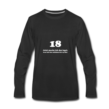 Geschenk zum 18 Langarmshirt - 18. Geburtstag