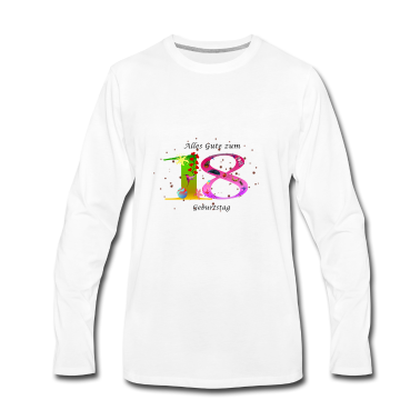 Geschenk zum 18 Langarmshirt - 18.Geburtstag