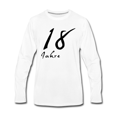 Geschenk zum 18 Langarmshirt - 18 Jahre