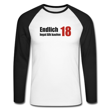 Geschenk zum 18 Langarmshirt - Endlich 18