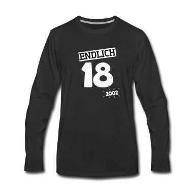 Geschenk zum 18 Langarmshirt - 18. Geburtstag