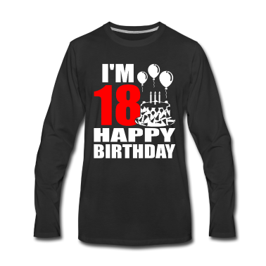Geschenk zum 18 Langarmshirt - 18 18. Geburtstag Geschenk Geschenkidee