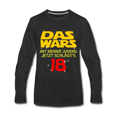 Geschenk zum 18 Langarmshirt - 18. Geburtstag