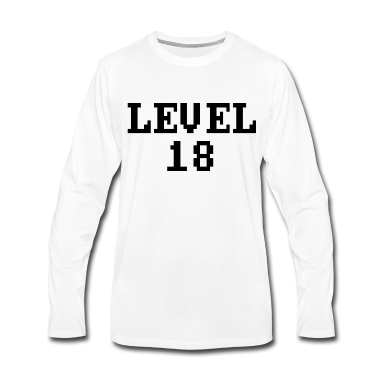 Geschenk zum 18 Langarmshirt - level 18, 18. geburtstag controller, gamer