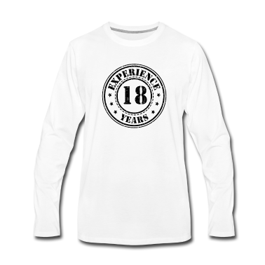 Geschenk zum 18 Langarmshirt - 18 Geburtstag 18 Jahre Erfahrung