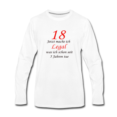 Geschenk zum 18 Langarmshirt - 18. Geburtstag