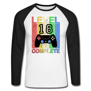 Geschenk zum 18 Langarmshirt - 18 Geburtstag - Geschenk zum 18 Geburtstag