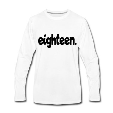 Geschenk zum 18 Langarmshirt - eighteen 18. geburtstag
