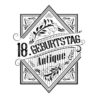 Motiv 18 Geburtstag antique 18 Jahre Antik