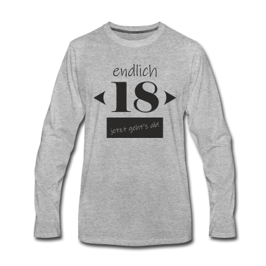 Geschenk zum 18 Langarmshirt - 18. Geburtstag
