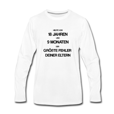 Geschenk zum 18 Langarmshirt - 18 Geburtstag