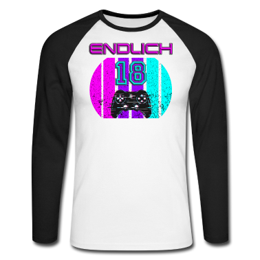 Geschenk zum 18 Langarmshirt - 18. Geburtstag - Geschenk zum 18 Geburtstag