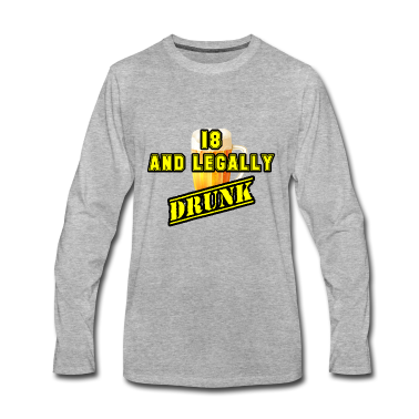 Geschenk zum 18 Langarmshirt - 18. (gelb)