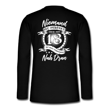 Geschenk zum 18 Langarmshirt - 18. Geburtstag