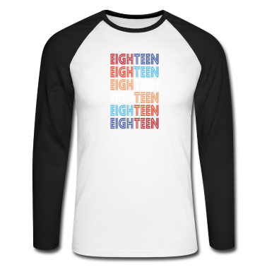 Geschenk zum 18 Langarmshirt - 18. Geburtstag Lustiges Geburtstagsshirt 18 Jahre