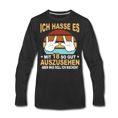 Geschenk zum 18 Langarmshirt - 18 Jahre 18 Geburtstag Geschenk 18 Jahre Birthday