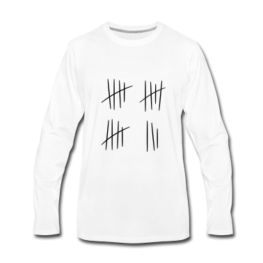 Geschenk zum 18 Langarmshirt - Strichliste zum 18. Geburtstag