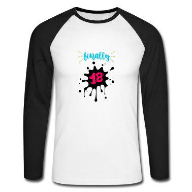 Geschenk zum 18 Langarmshirt - 18. Geburtstag - Endlich 18 und Erwachsen
