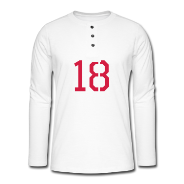 Geschenk zum 18 Langarmshirt - endlich 18