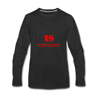 Geschenk zum 18 Langarmshirt - 18. Geburtstag