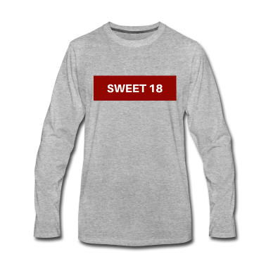 Geschenk zum 18 Langarmshirt - Sweet 18