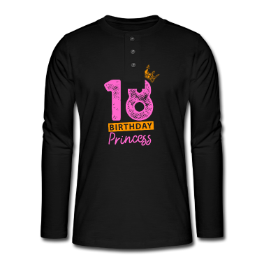 Geschenk zum 18 Langarmshirt - 18. Geburtstag Lustiges Geburtstagsshirt 18 Jahre