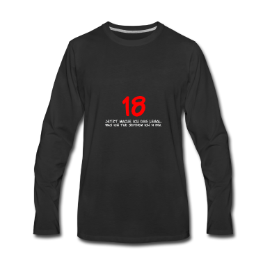 Geschenk zum 18 Langarmshirt - 18. Geburtstag