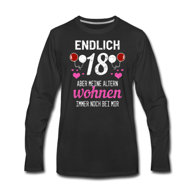 Geschenk zum 18 Langarmshirt - 18. Geburtstag