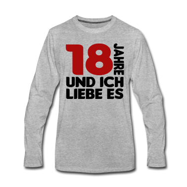 Geschenk zum 18 Langarmshirt - 18 Jahre 18 Geburtstag Geschenk