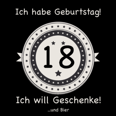 Motiv Ich habe Geburtstag 18