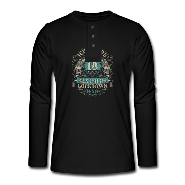 Geschenk zum 18 Langarmshirt - 18 Geburtstag Ich wurde 18 Als Ich Im Lockdown war