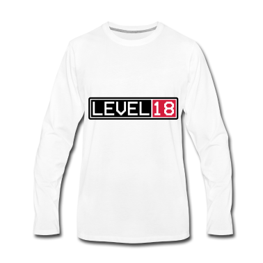 Geschenk zum 18 Langarmshirt - LEVEL 18