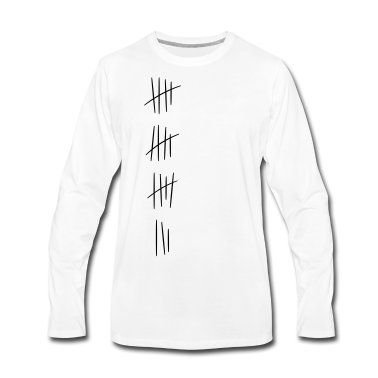 Geschenk zum 18 Langarmshirt - Strichliste zum 18. Geburtstag