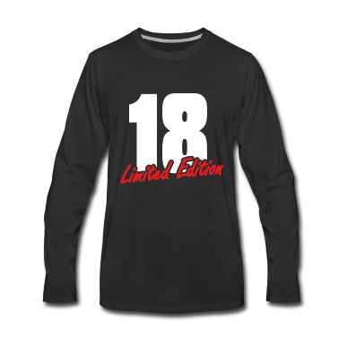 Geschenk zum 18 Langarmshirt - 18 Limited Edition 18. Geburtstag