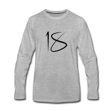 Geschenk zum 18 Langarmshirt - Nummer 18