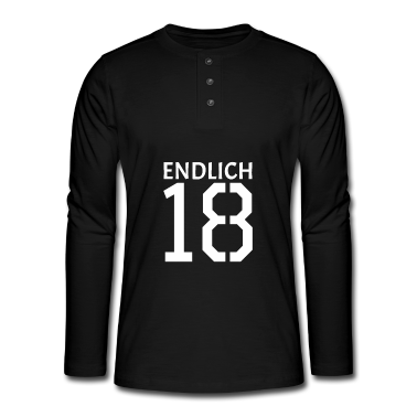 Geschenk zum 18 Langarmshirt - Endlich 18