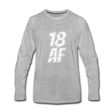 Geschenk zum 18 Langarmshirt - 18. Geburtstagsgeschenk - 18 AF