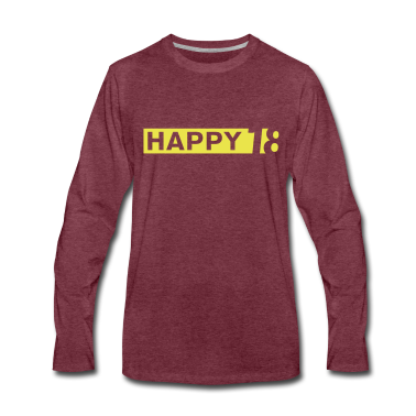 Geschenk zum 18 Langarmshirt - 18 achtzehn