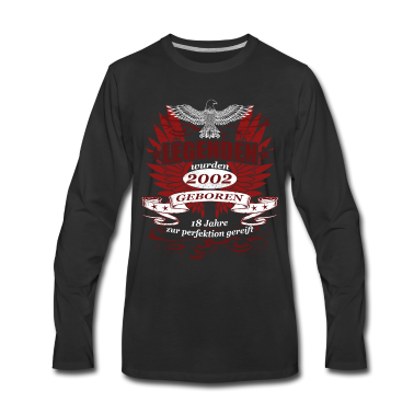 Geschenk zum 18 Langarmshirt - Geschenk zum 18 Geburtstag Jahrgang 2002 18 Jahre