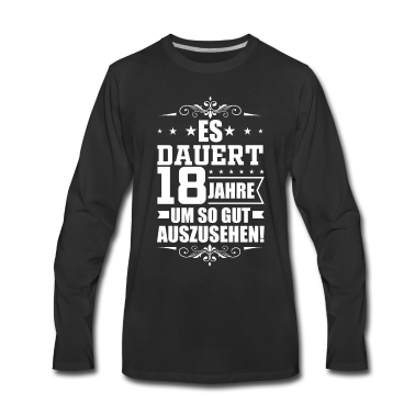 Geschenk zum 18 Langarmshirt - Geburtstag 18. Geburtstag 18. Geschenk
