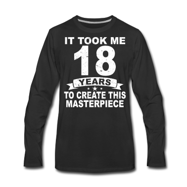 Geschenk zum 18 Langarmshirt - 18 Jahre Birthday 18 Geburtstag Geschenk 18 Jahre