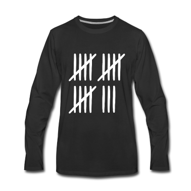 Geschenk zum 18 Langarmshirt - Strichliste 18 Jahre alt 18. Geburtstag